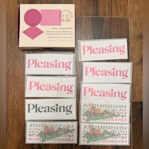 Pleasing Nail Stickers Set + Pigments make up